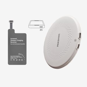 Pakshwe Wireless Charger 2C Kit White