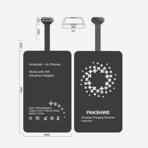 #1C USB-C Wireless Charging Receiver for Phones