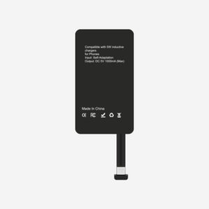 #2B Micro USB (Narrow Side Down) 5W Wireless Charging Receiver for Phones - Top-Left/Bottom-Right Ports