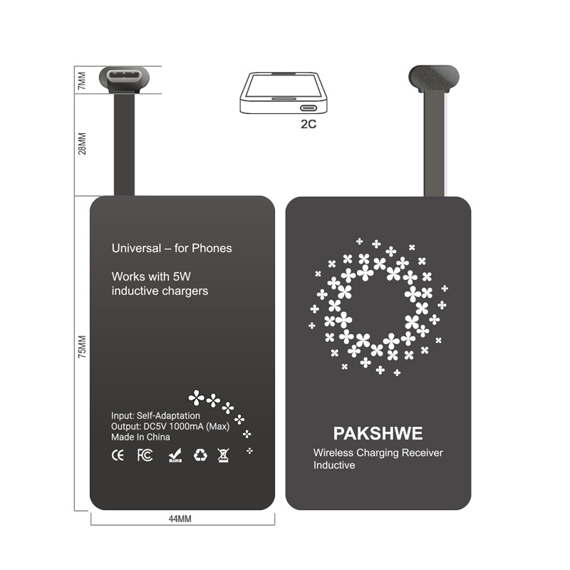 #2C USB-C Wireless Charging Receiver for Phones