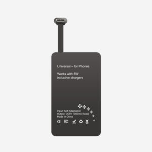 #2C USB-C Wireless Charging Receiver for Phones - Back