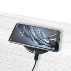 Pakshwe 3-in-1 Fast Wireless Charging Pad for Phones & Earbuds - 10W/7.5W/5W (Black)