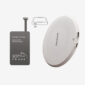 Pakshwe #3C 5W Wireless Charging Kit for USB-C Phones - White