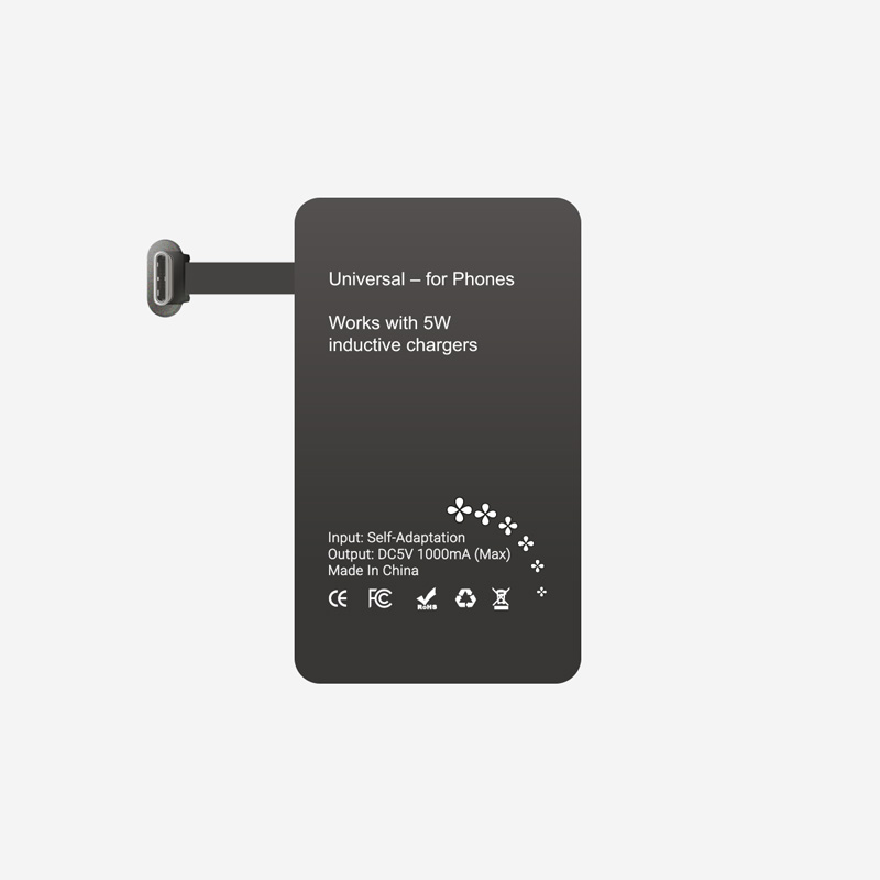 #4C USB-C Wireless Charging Receiver for Phones - Back