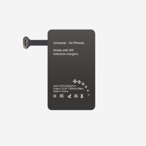 #4C 5W Wireless Charging Receiver - Type-C, for Phones with Left-Upper/Right-Lower Ports