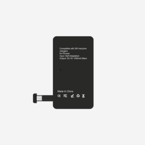 #5A Micro USB (Narrow Side Up) 5W Wireless Charging Receiver for Phones - Left-Lower/Right-Upper Ports