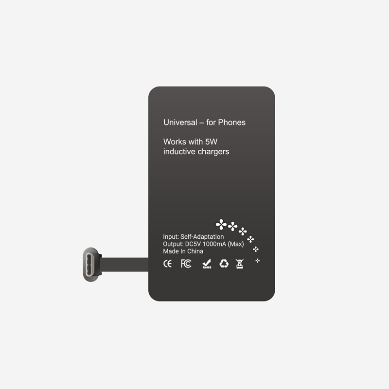 #5C USB-C Wireless Charging Receiver for Phones - Back